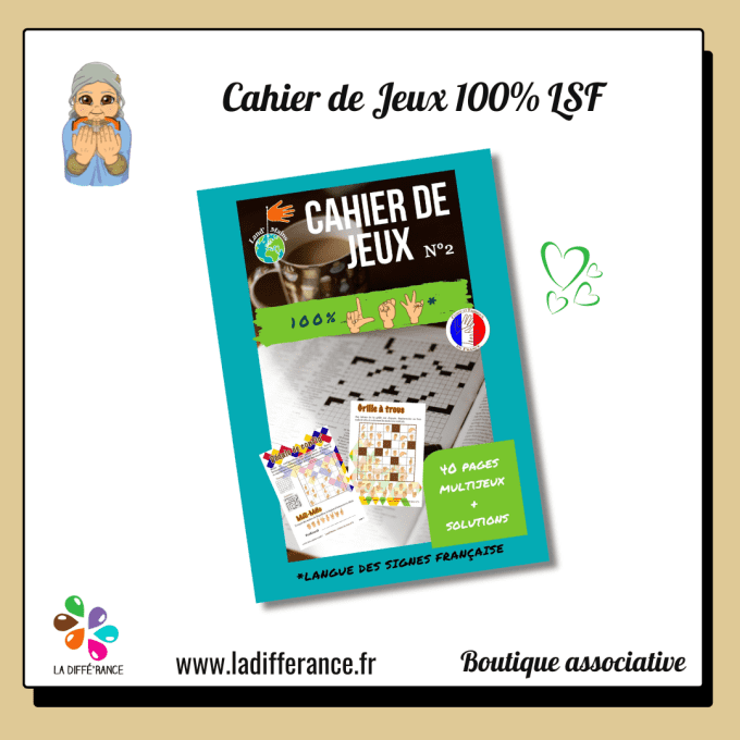 Cahier de jeux LSF