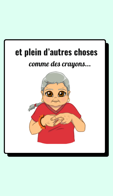 des cahiers de jeux en LSF, des calendriers