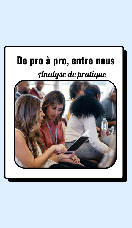 Conférence analyse de pratique par la Diffé'Rance