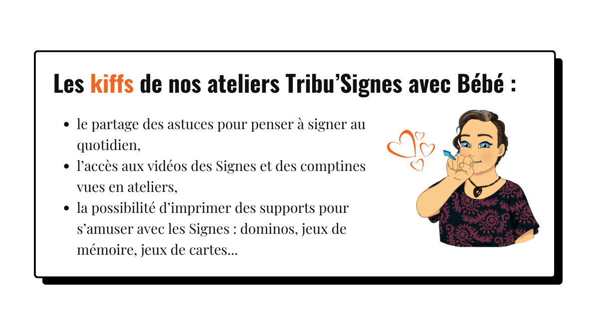 Les bonus des ateliers de Signes avec Bébé